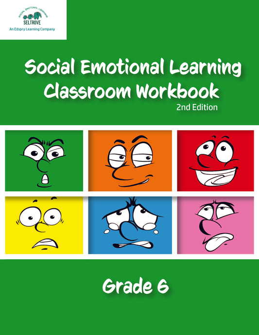 PREORDER Social Emotional Learning Classroom Workbook - Grade 6, 2nd edition (Due June 2024)