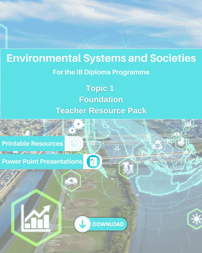 DP Environmental Systems & Societies Topic 1 Foundation Teacher Resource Pack - IB Source Education