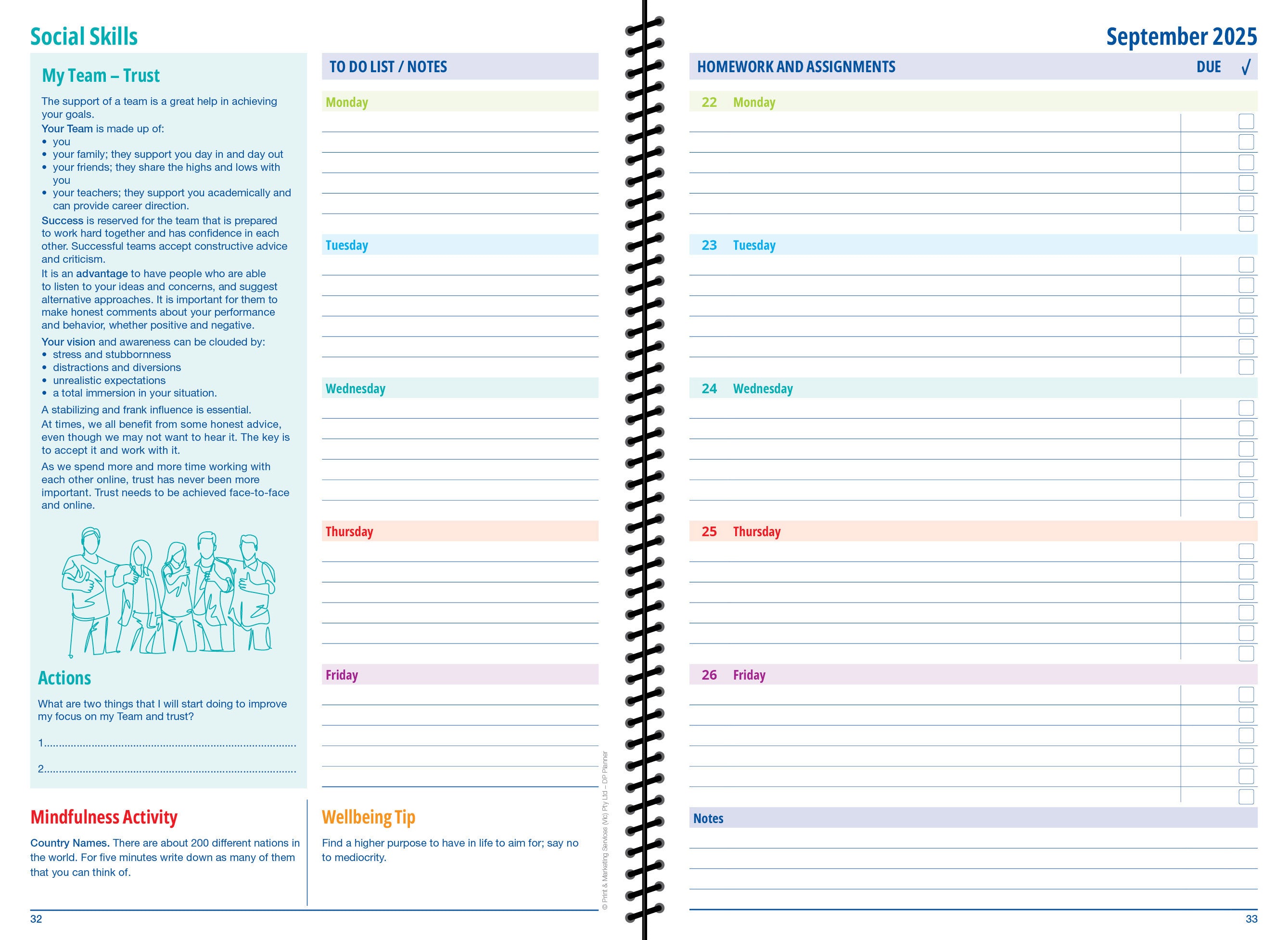 2026-2027 DP Student Planner (Print on Demand 4 weeks turnaround)