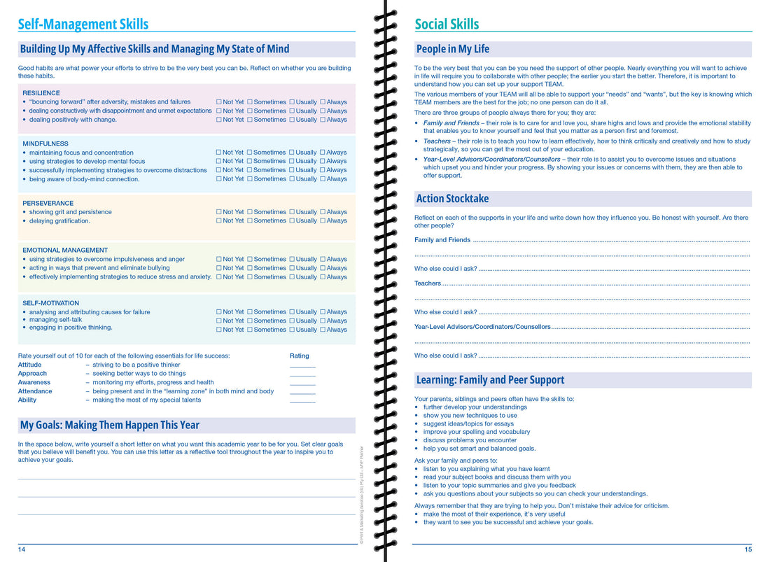 2025-2026 MYP Student Planner (NYP Due March 2025)