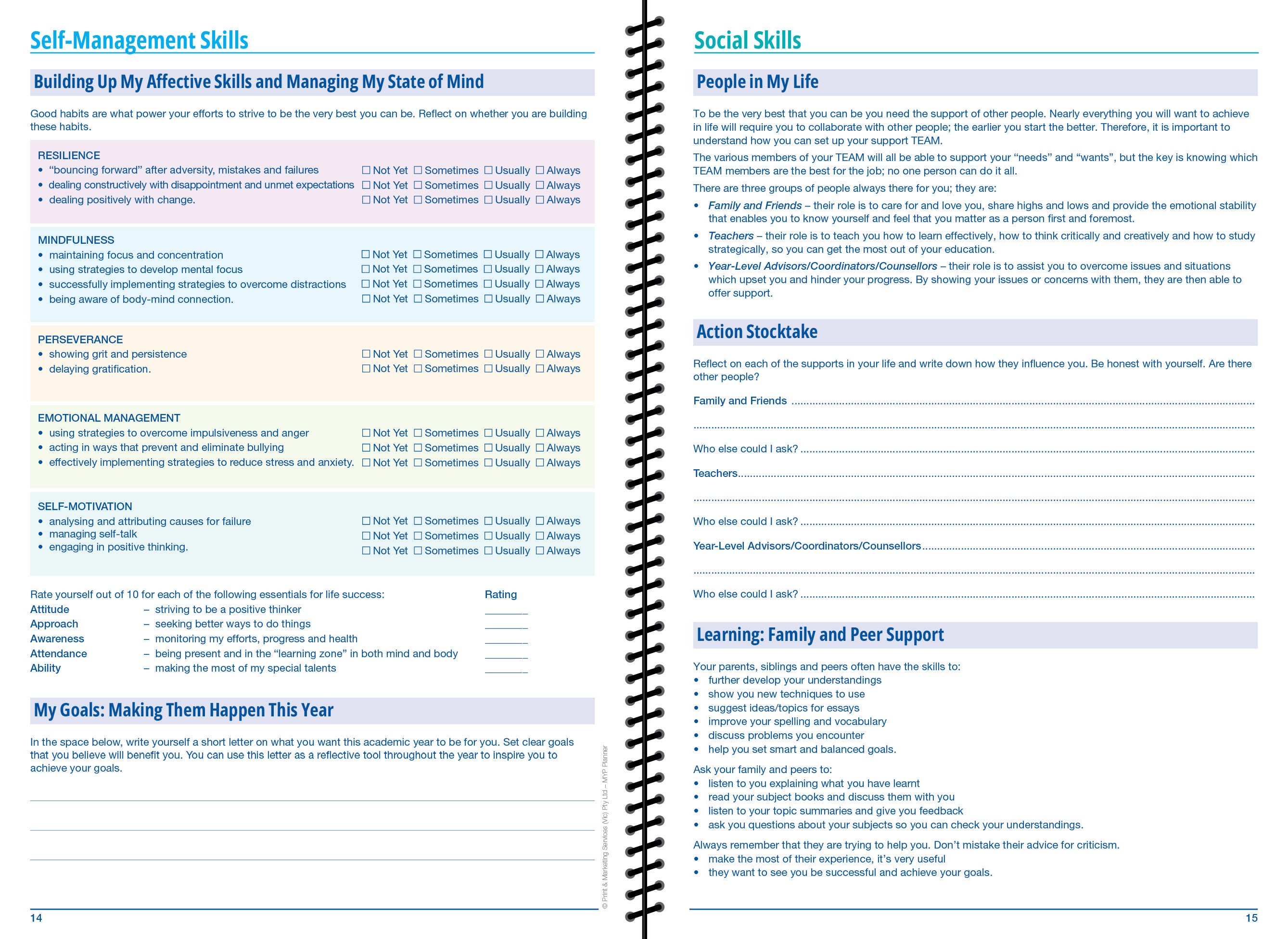 2026-2027 MYP Student Planner (Print on Demand 4 weeks turnaround)