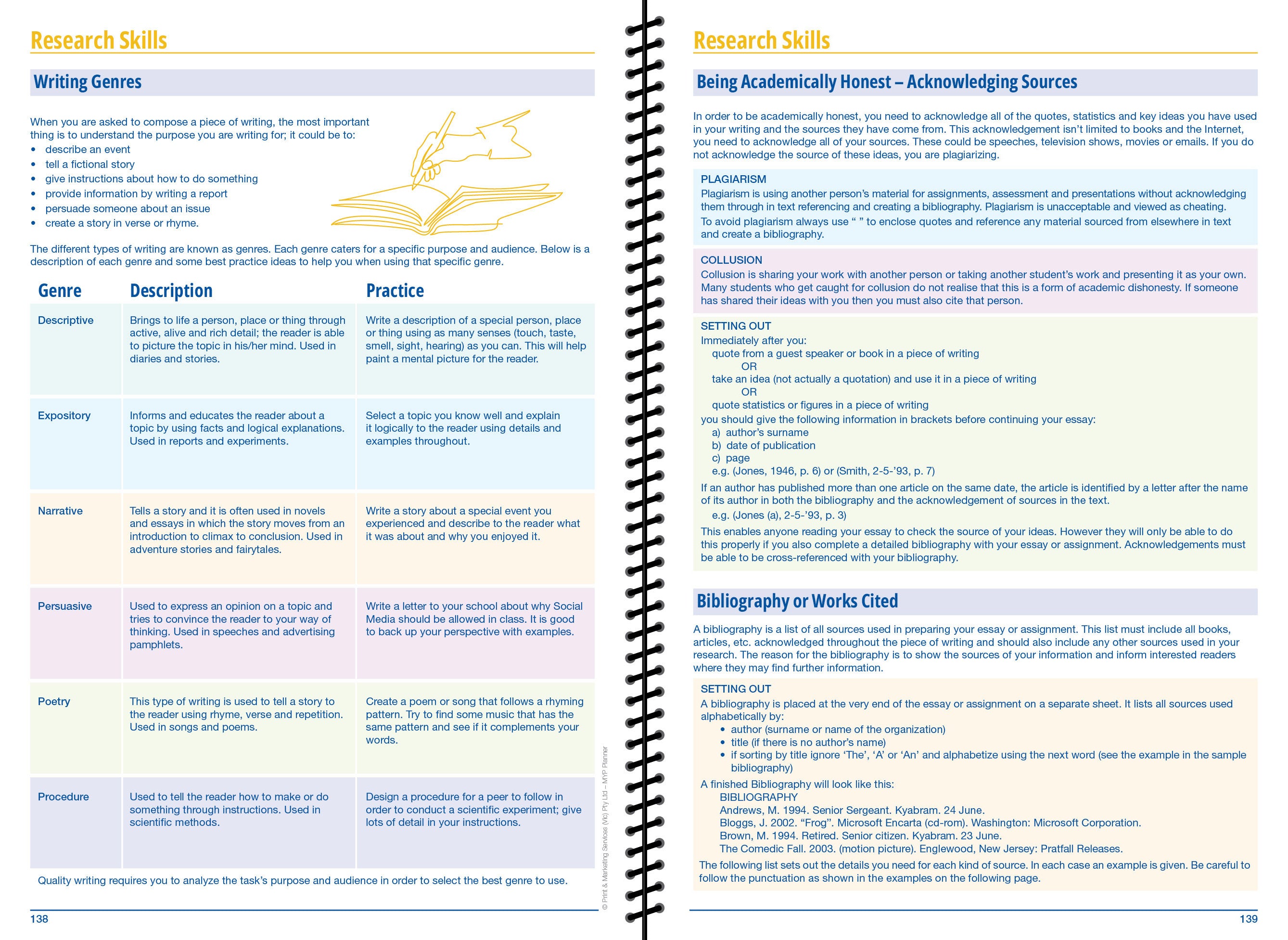 2026-2027 MYP Student Planner (Print on Demand 4 weeks turnaround)