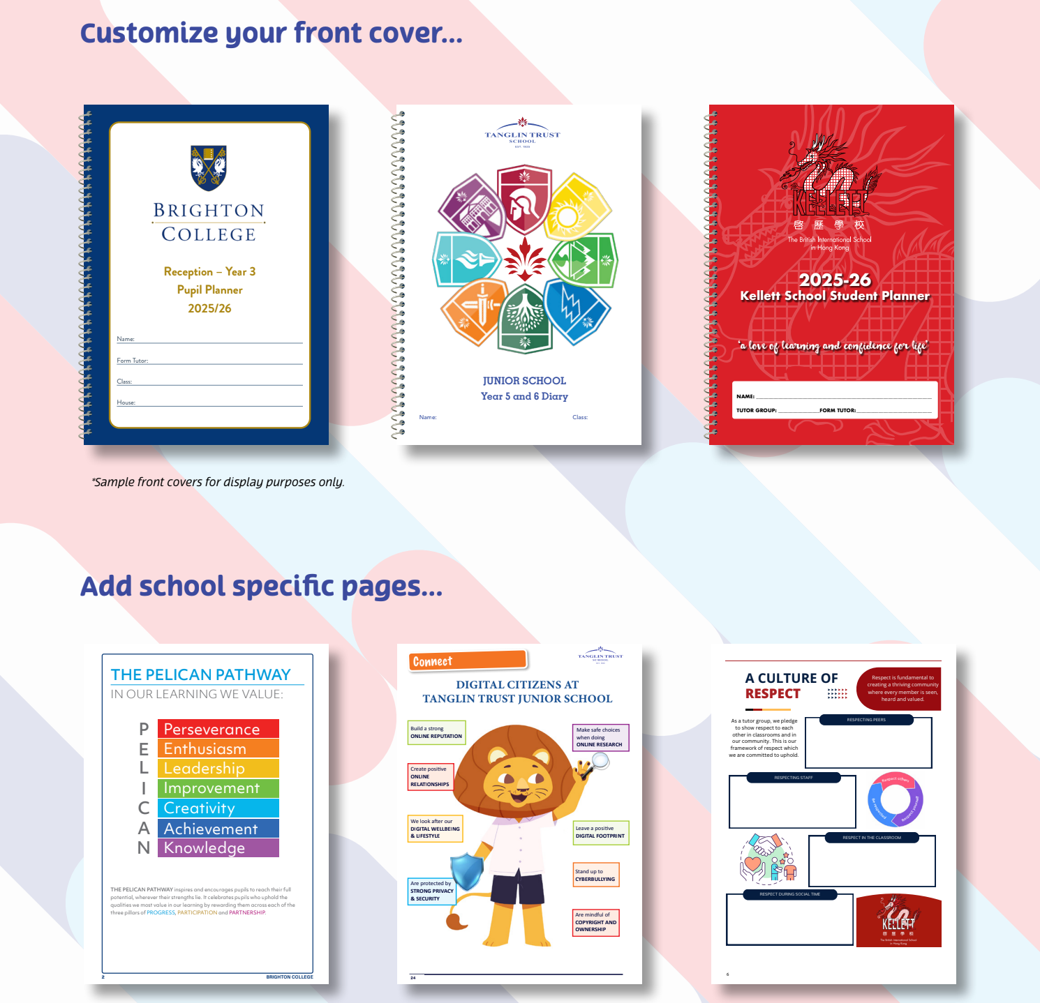 2027 Custom School Diaries & Reading Journals — image 3