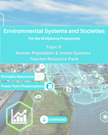 DP Environmental Systems & Societies Topic 8 Human Population & Urban Systems Teacher Resource Pack - IB Source Education