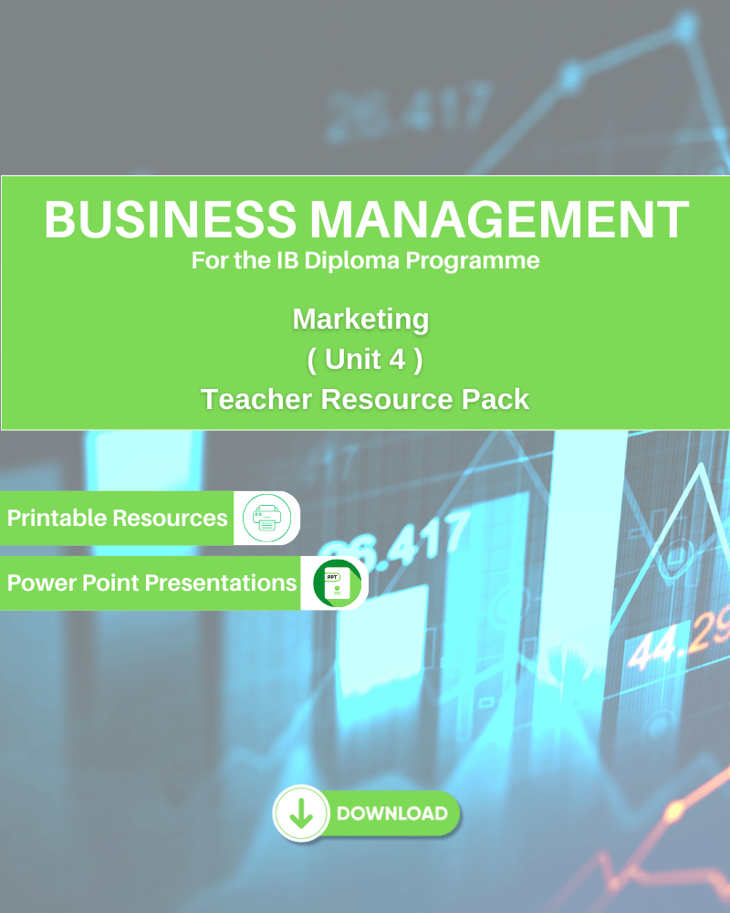 DP Business Management - Marketing Unit 4 Teacher Resource Pack - IB Source Education