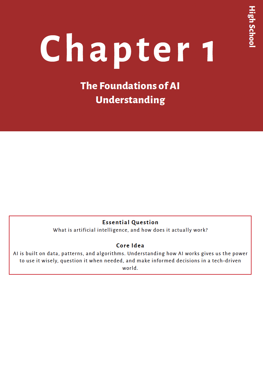 AI Literacy: Understanding AI with a Critical Eye (High School) Instructional Guide