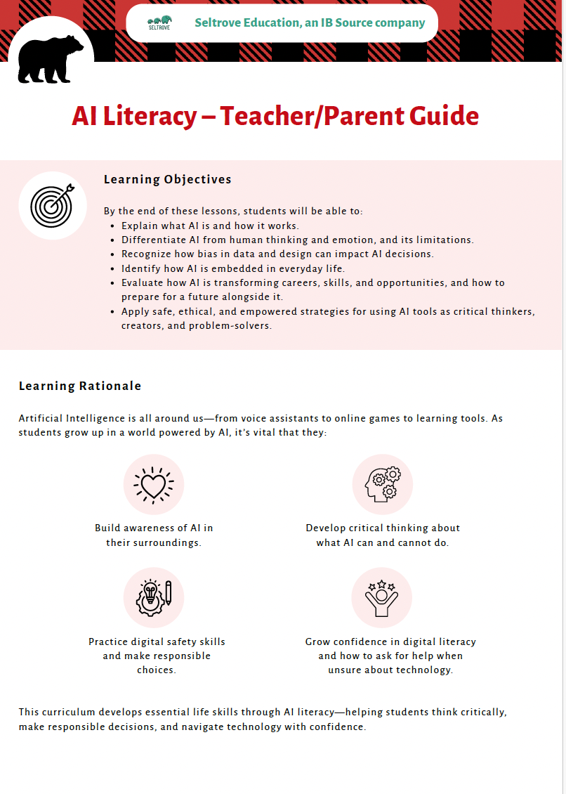 AI Literacy – Understanding AI with a Critical Eye (High School) Teacher Resource Pack — image 3