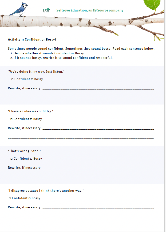Communication and Leadership (Upper Elementary) Teacher Resource Pack — image 6