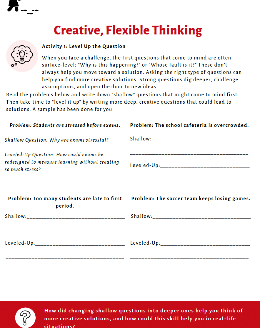 Critical Thinking: Building Healthy Decision-Making Skills (High School) Teacher Resource Pack