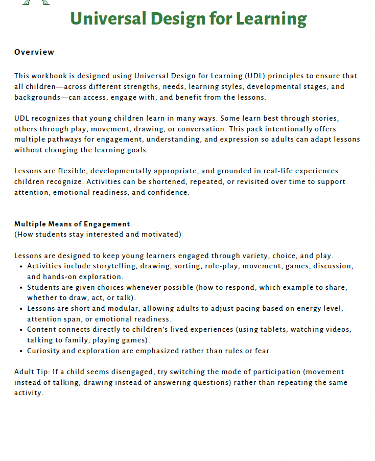 Digital Citizenship (Lower Elementary) Teacher Resource Pack
