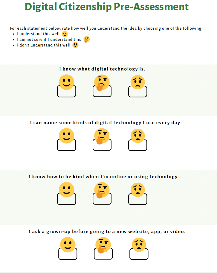 Digital Citizenship (Lower Elementary) Teacher Resource Pack