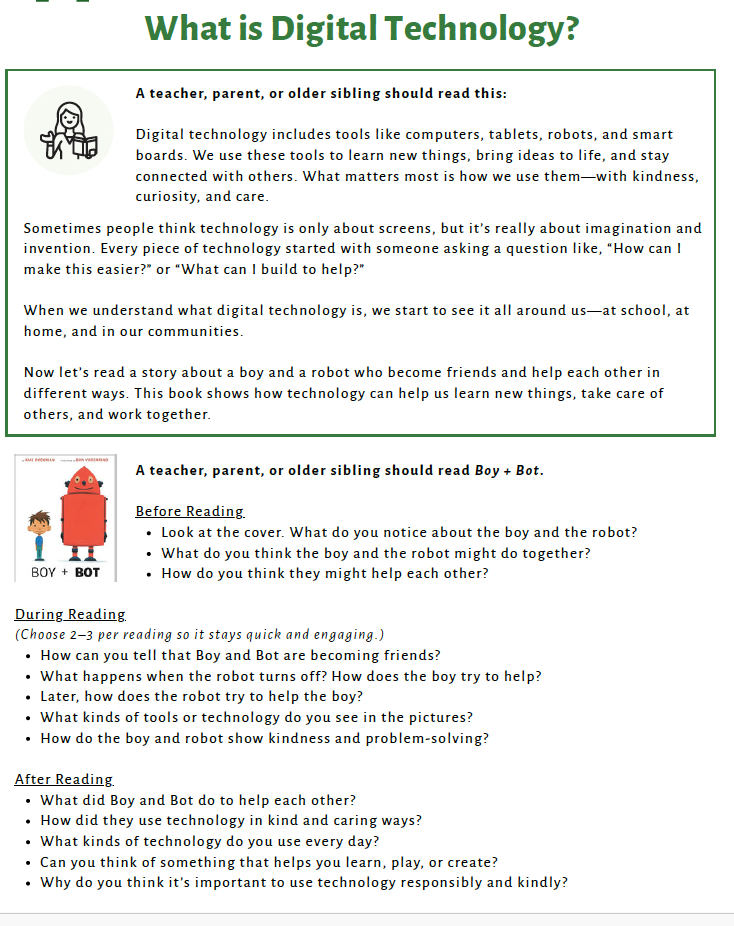 Digital Citizenship (Lower Elementary) Teacher Resource Pack