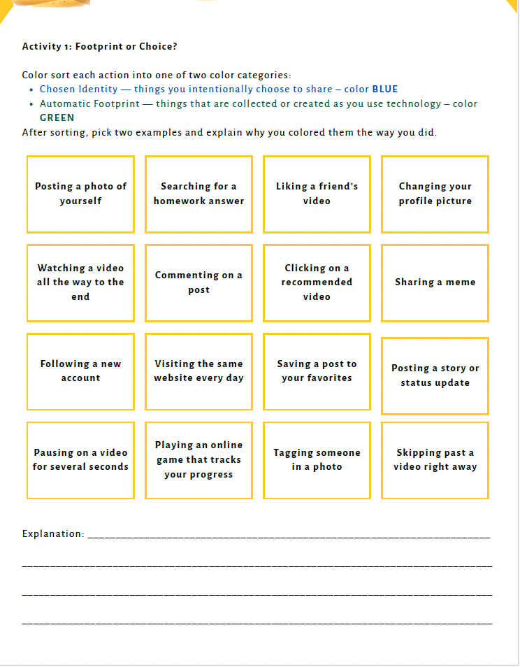 Digital Citizenship (Middle School) Teacher Resource Pack