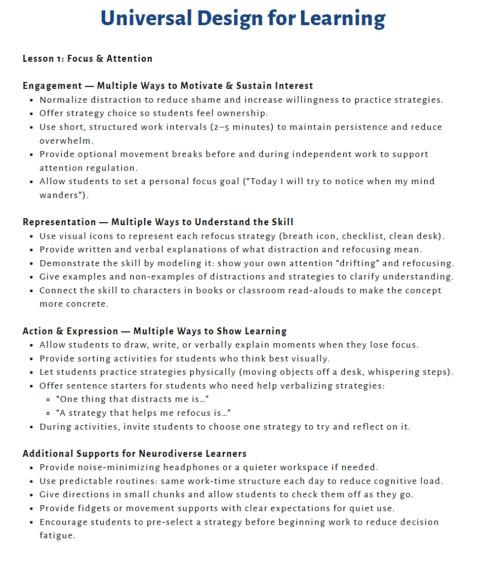 Executive Functioning Skills (Upper Elementary) Teacher Resource Pack — image 7