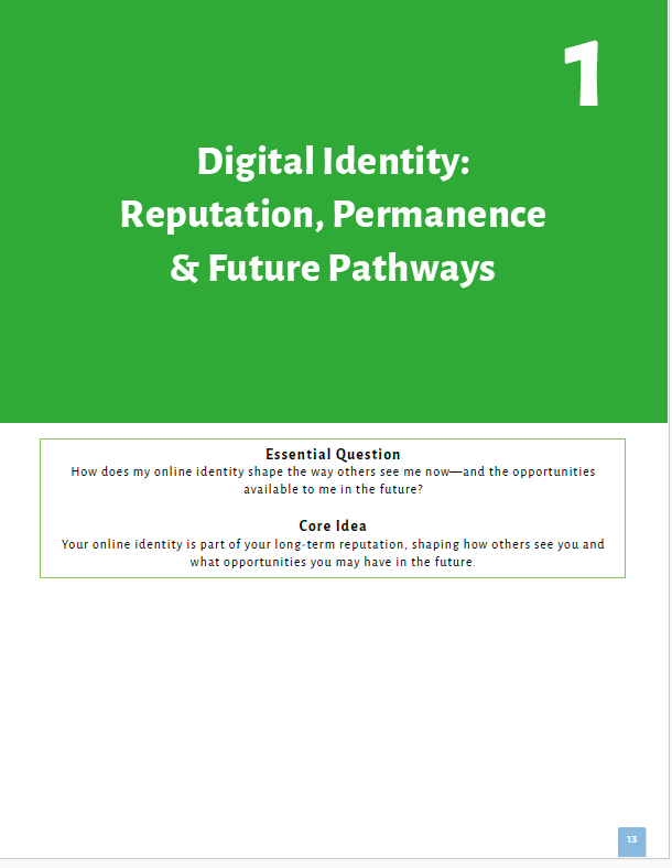 Future Ready Minds: Digital Citizenship, AI Literacy, and Critical Thinking for Tomorrow’s World (High School) Workbook
