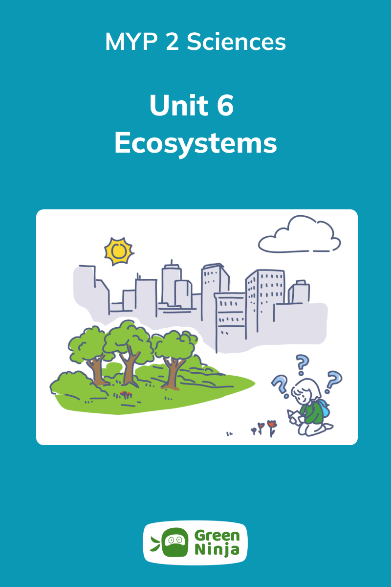 Green Ninja Unit 6 Ecosystems for MYP 2