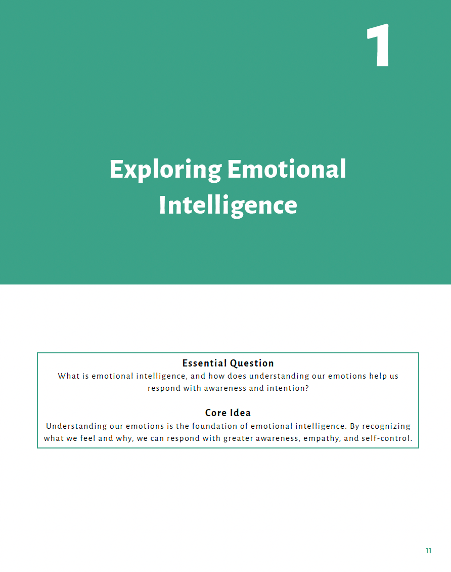 The Inner Compass: Navigating Emotions, Purpose, and Resilience (High School) Workbook