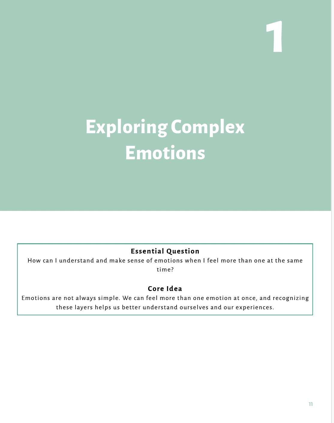 The Inner Compass: Discovering Emotions, Mindset, and Growth (Middle School) Workbook