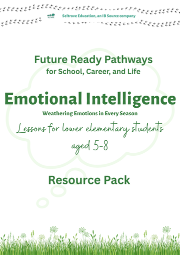 Emotional Intelligence: Weathering Emotions in Every Season (Lower Elementary) Resource Pack
