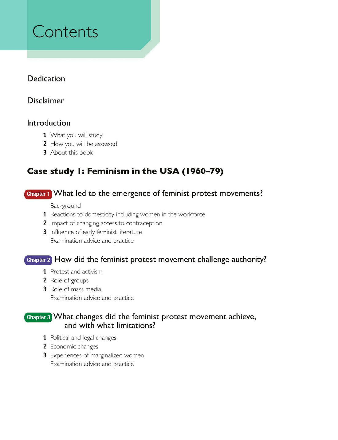 Access to History for the IB Diploma: Protest and Change: Feminism in the U.S. (1960-1979) Revolution in Tunisia (1989-2015)  (NYP August 2026)