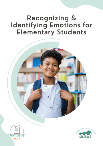 Recognizing and Identifying Emotions for Elementary Students (Print and Go Pack)