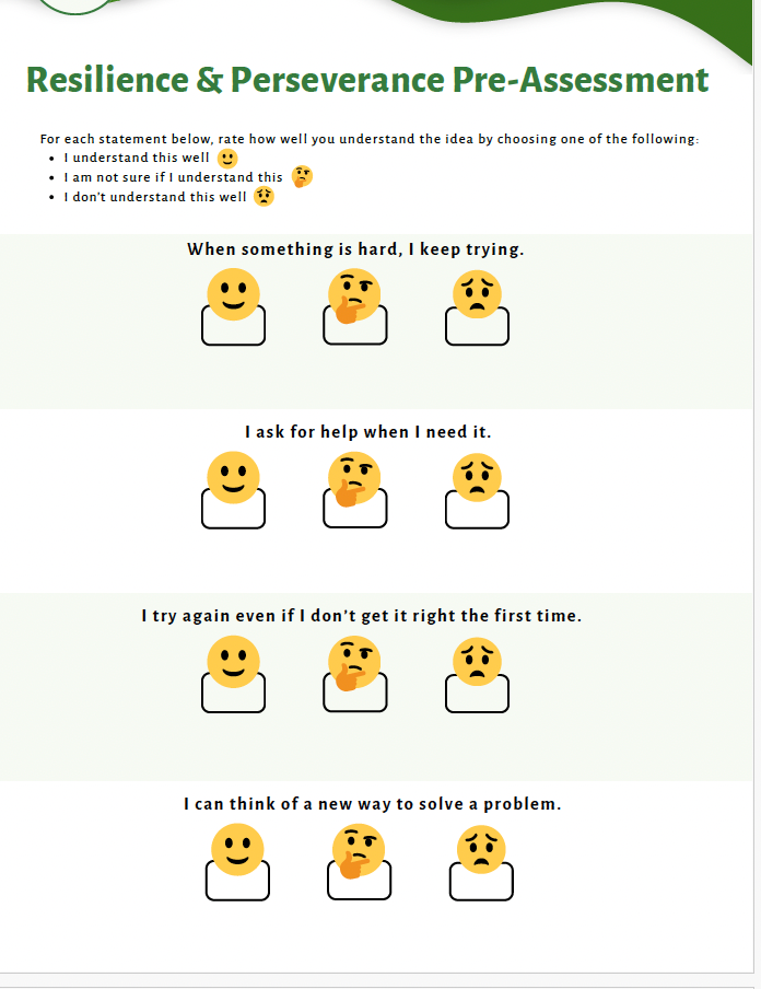 Resilience and Perseverance (Lower Elementary) Teacher Resource Pack — image 5