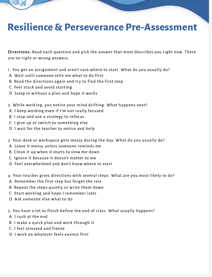 Resilience and Perseverance (Upper Elementary) Teacher Resource Pack — image 5