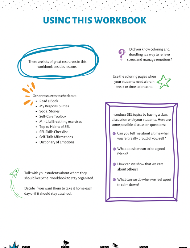 Social Emotional Learning Classroom Workbook - Grade 1, 2nd edition — image 2
