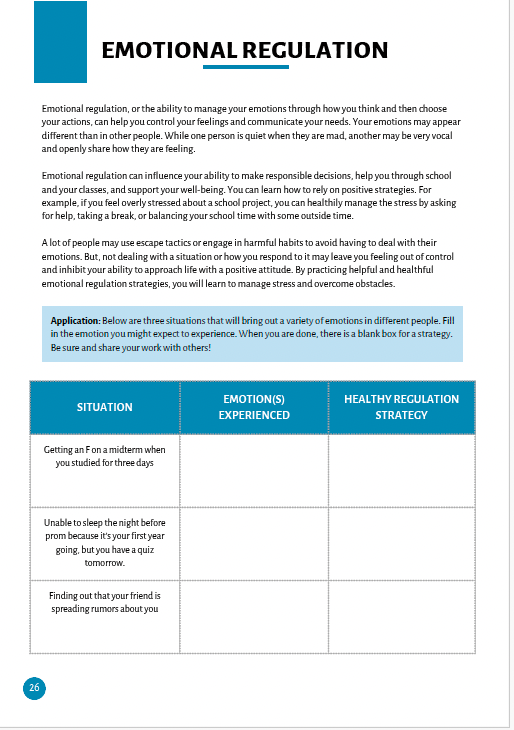 Social Emotional Learning Classroom Workbook - Grade 10, 2nd edition — image 4