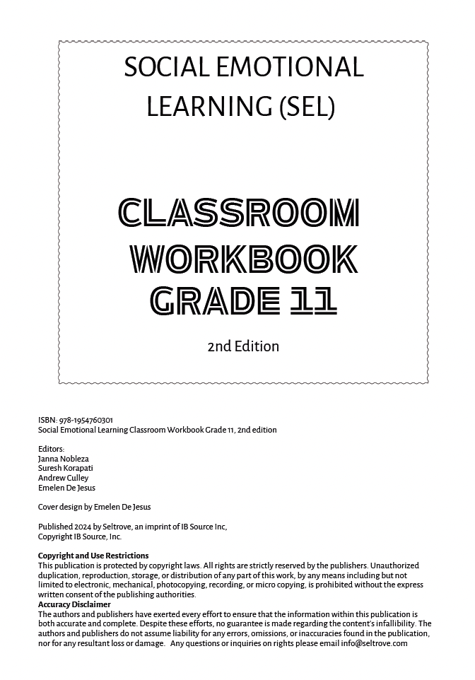 Social Emotional Learning Classroom Workbook - Grade 11, 2nd edition — image 2