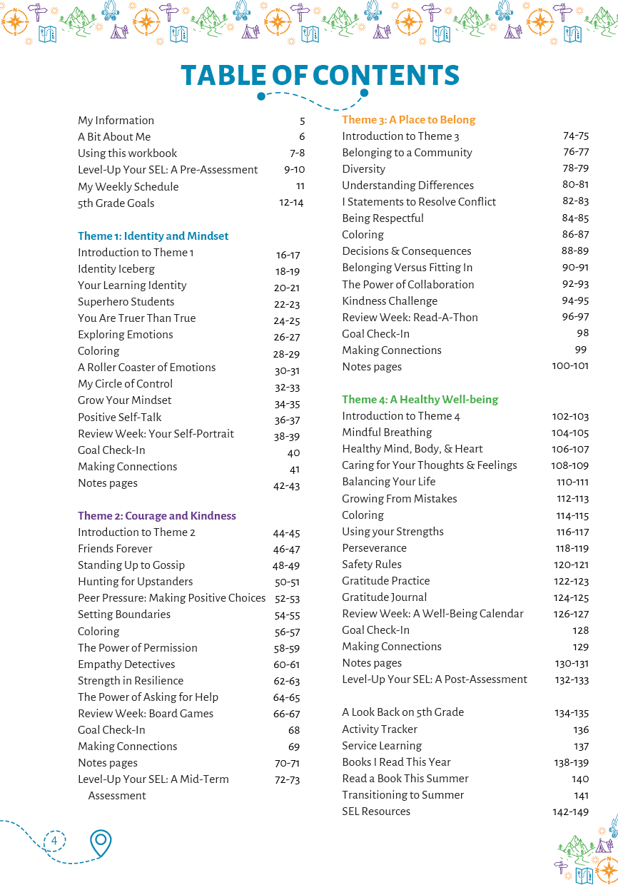Social Emotional Learning Classroom Workbook - Grade 5, 2nd edition — image 6