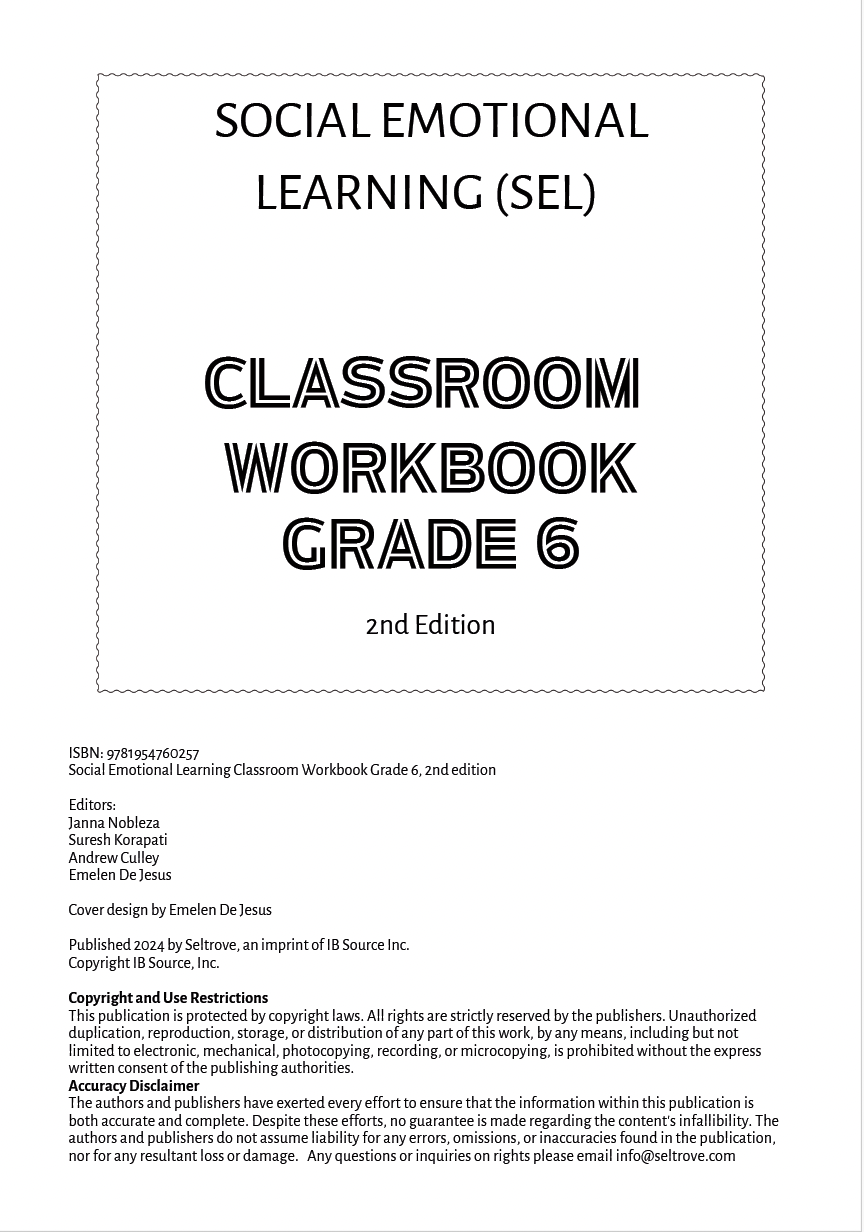 Social Emotional Learning Classroom Workbook - Grade 6, 2nd edition — image 2