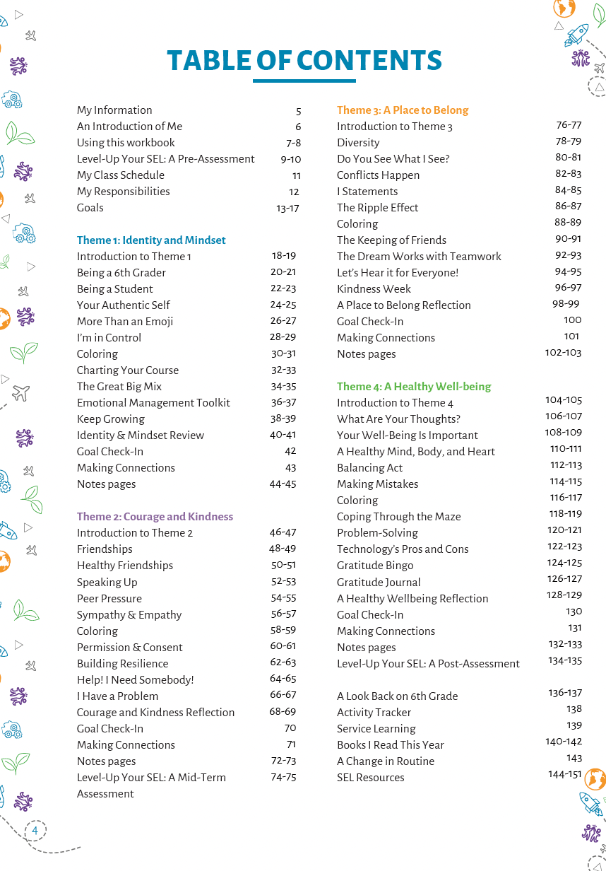 Social Emotional Learning Classroom Workbook - Grade 6, 2nd edition — image 7