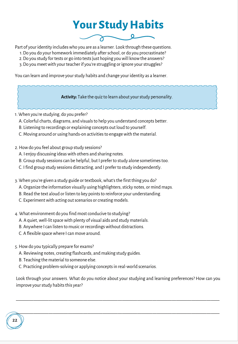 Social Emotional Learning Classroom Workbook - Grade 8, 2nd edition — image 4