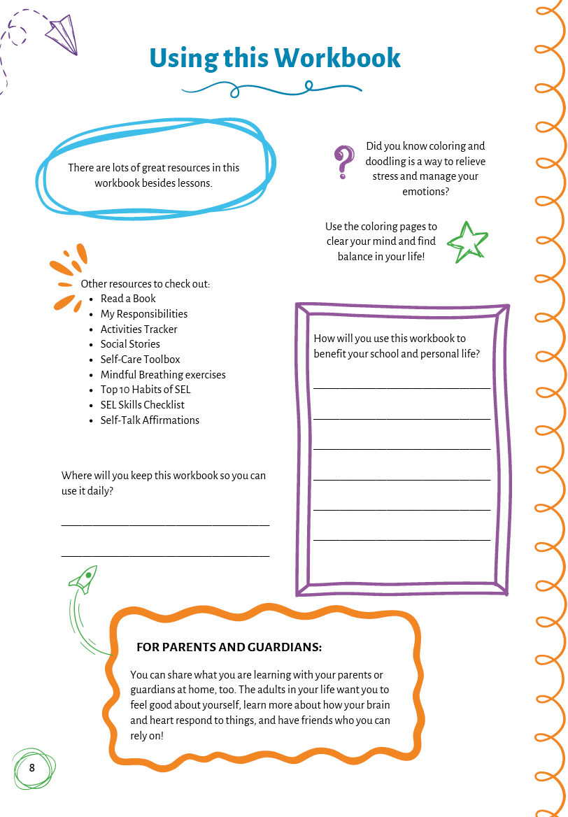 Social Emotional Learning Classroom Workbook - Grade 8, 2nd edition — image 8