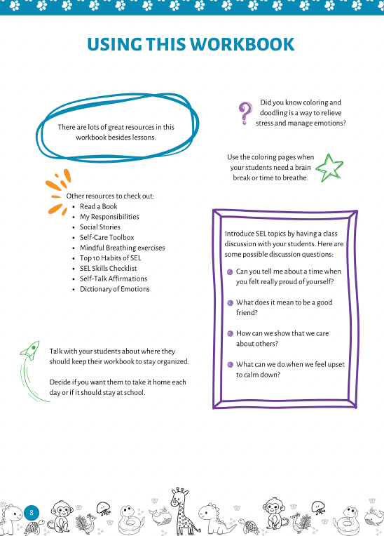 Social Emotional Learning Classroom Workbook - Grade Kindergarten, 2nd edition — image 7