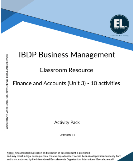 IBDP Unit 2 Activity pack