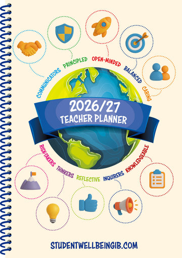 2026/2027 IB Teacher Planner (covers PYP, MYP, DP)