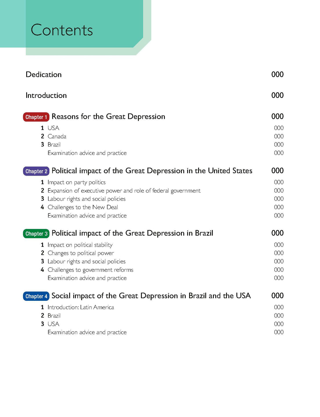 Access to History for the IB Diploma: The Great Depression in the Americas (circa 1920-1939)