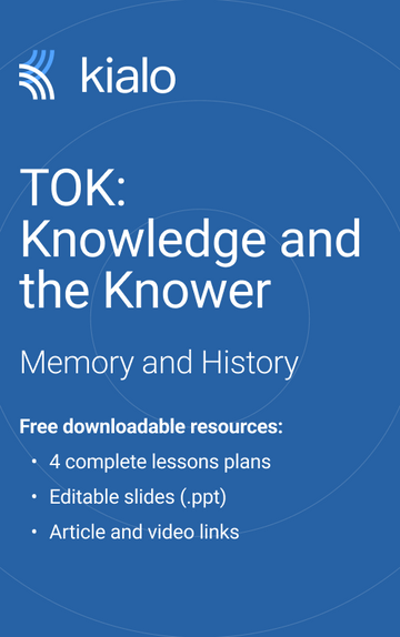 TOK: Knowledge and the Knower: Memory and History (4 Complete Lessons)