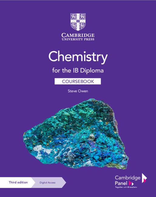 9781009052658 Chemistry for the IB Diploma Coursebook with Digital Access (2 Years) - IB Source Education
