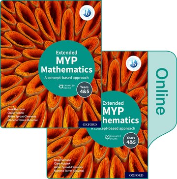 9781382010917, MYP Mathematics 4&5 Extended Print and Enhanced Online ...