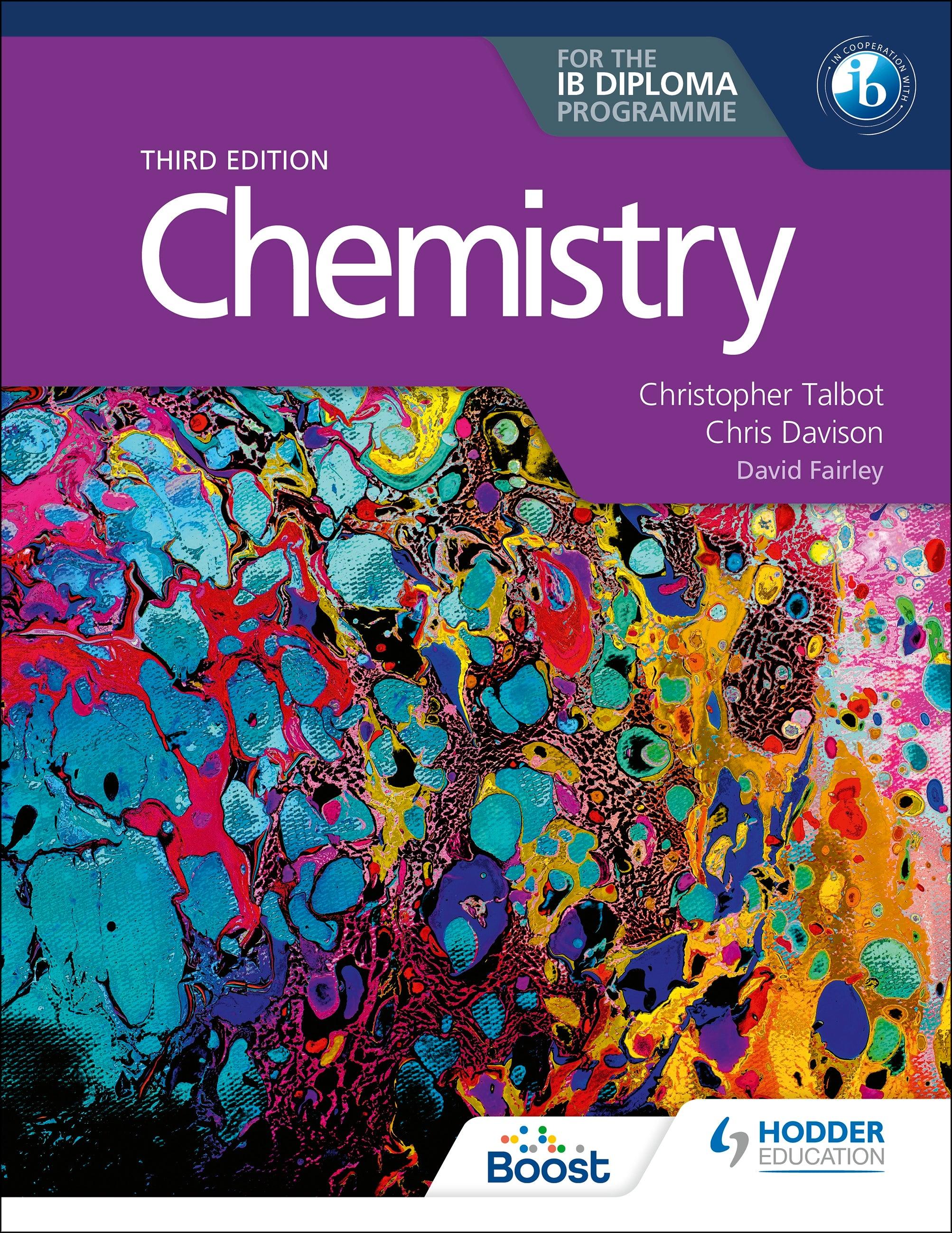 9781398369900 Chemistry for the IB Diploma Third Edition - IB Source Education