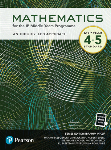 Pearson Mathematics for the IB Middle Years Programme Year 4+5 Standard (Out of Stock until November 15)